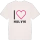 Jag älskar Hulvik t-shirt stort tryck