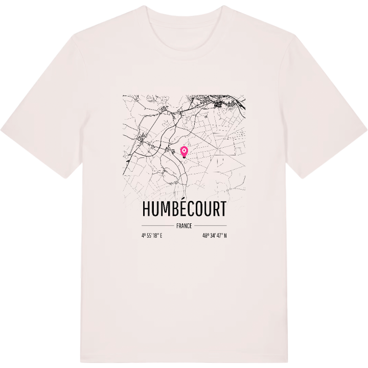 Humbécourt karta t-shirt – t-shirt från PinShirt
