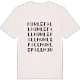 Humlefall ordlek t-shirt