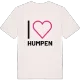 Jag älskar Humpen t-shirt stort tryck