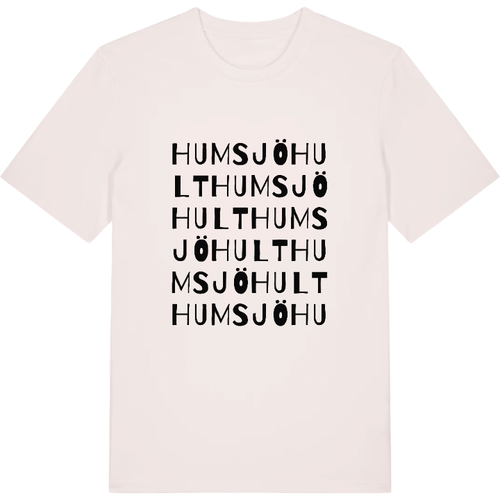 Humsjöhult ordlek t-shirt – t-shirt från PinShirt