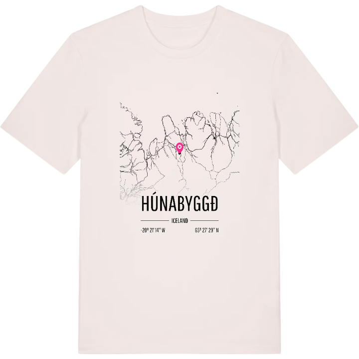 Húnabyggð karta t-shirt – t-shirt från PinShirt