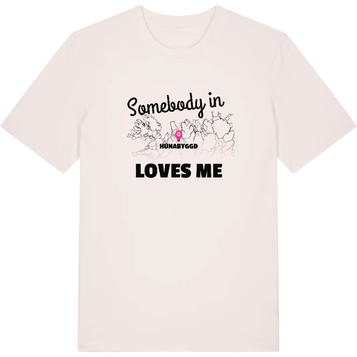 Någon i Húnabyggð älskar mig t-shirt – t-shirt från PinShirt