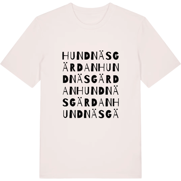 Hundnäsgärdan ordlek t-shirt – t-shirt från PinShirt