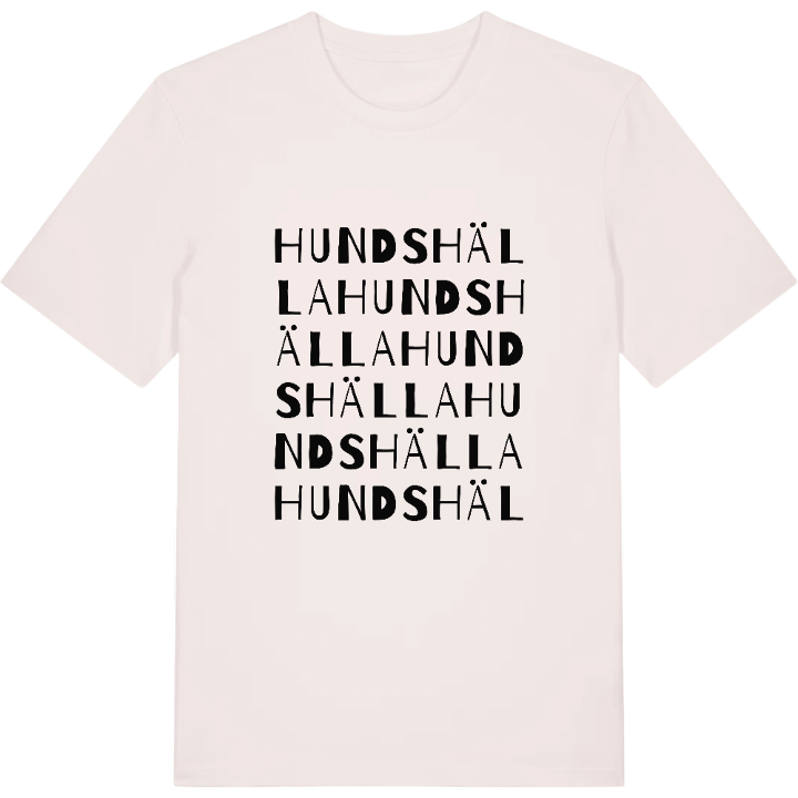 Hundshälla ordlek t-shirt – t-shirt från PinShirt