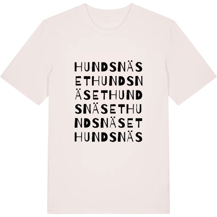 Hundsnäset ordlek t-shirt – t-shirt från PinShirt