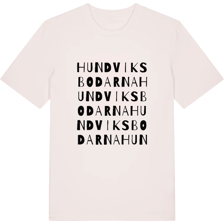 Hundviksbodarna ordlek t-shirt – t-shirt från PinShirt