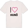 Jag älskar Hunö t-shirt stort tryck