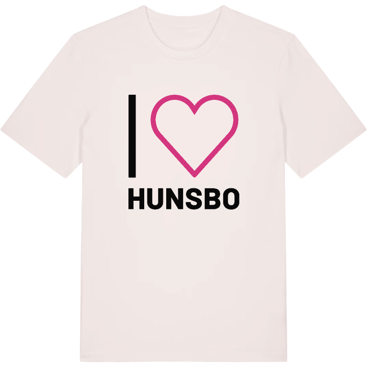 Jag älskar Hunsbo t-shirt stort tryck – t-shirt från PinShirt