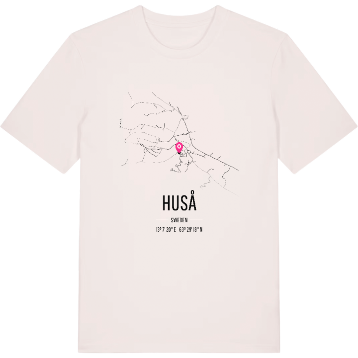 Huså karta t-shirt – t-shirt från PinShirt