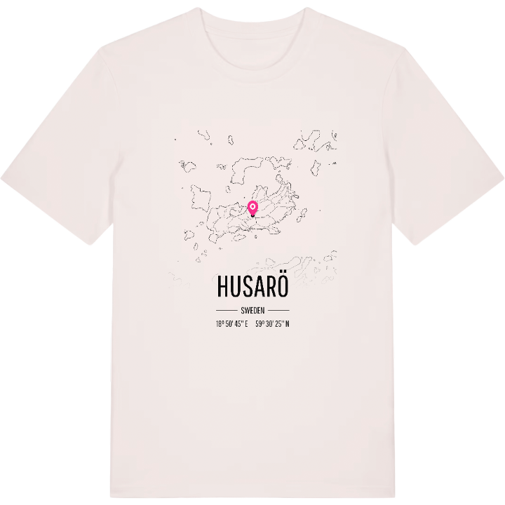 Husarö karta t-shirt – t-shirt från PinShirt