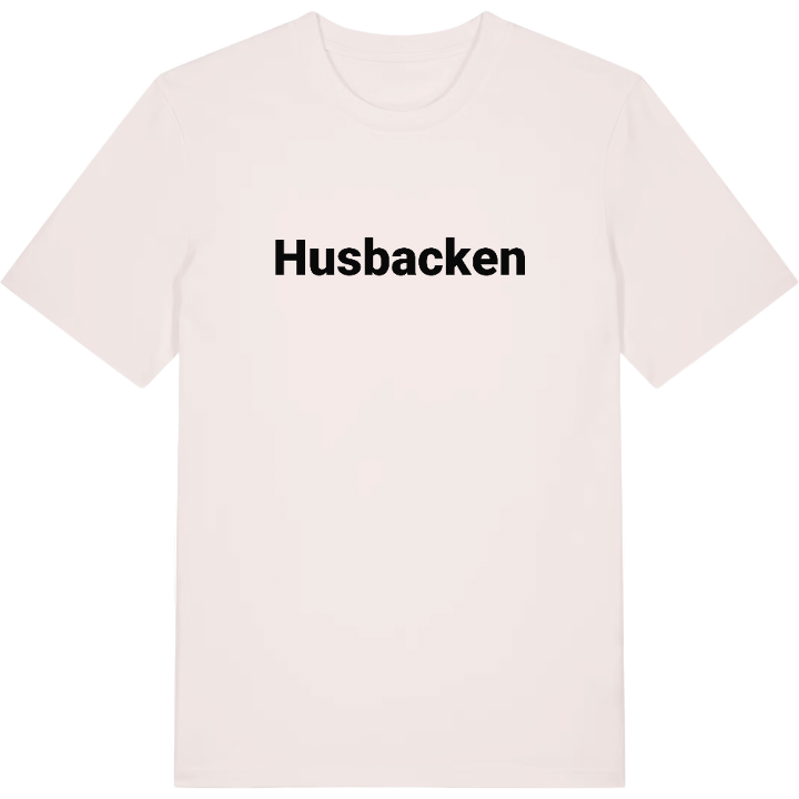 Husbacken fetstil t-shirt – t-shirt från PinShirt