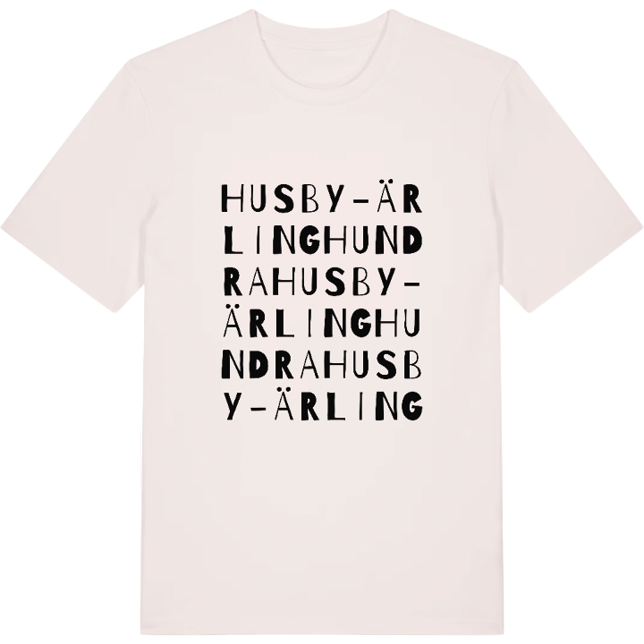 Husby-Ärlinghundra ordlek t-shirt – t-shirt från PinShirt