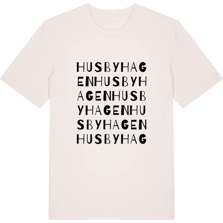 Husbyhagen ordlek t-shirt – t-shirt från PinShirt