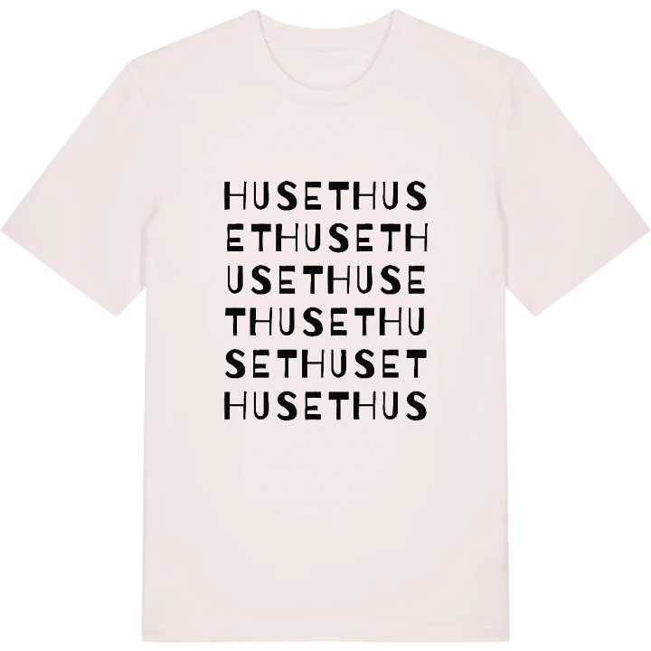 Huset ordlek t-shirt – t-shirt från PinShirt