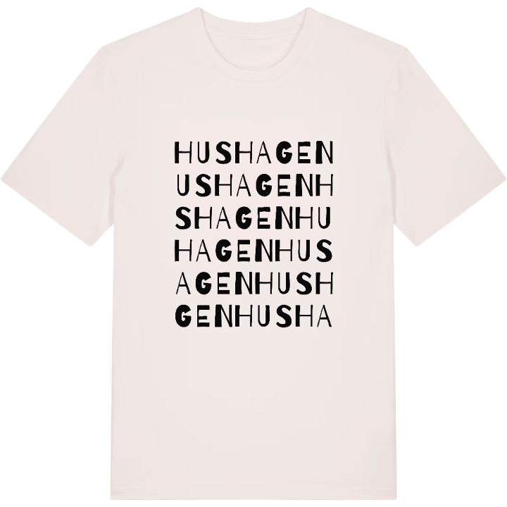 Hushagen ordlek t-shirt – t-shirt från PinShirt
