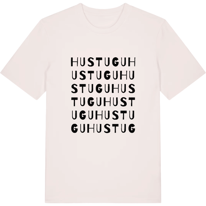 Hustugu ordlek t-shirt – t-shirt från PinShirt