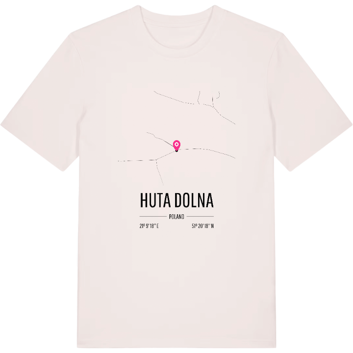 Huta Dolna karta t-shirt – t-shirt från PinShirt