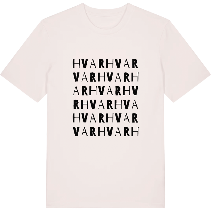Hvar ordlek t-shirt – t-shirt från PinShirt