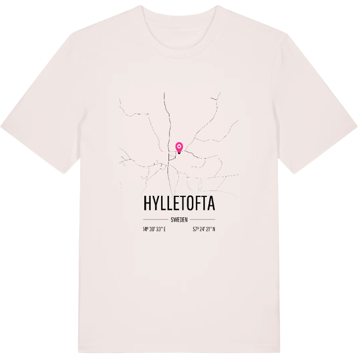 Hylletofta karta t-shirt – t-shirt från PinShirt