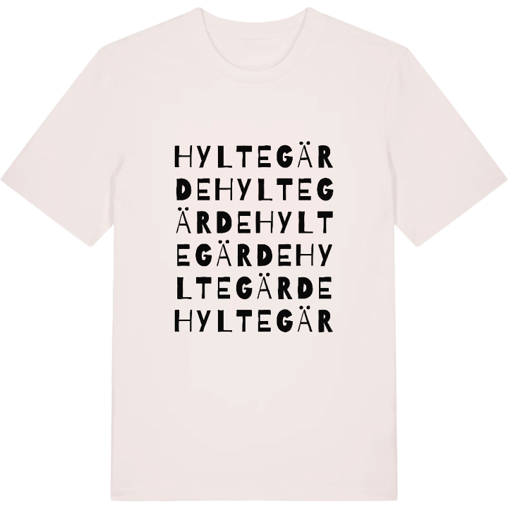 Hyltegärde ordlek t-shirt – t-shirt från PinShirt
