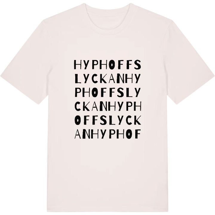 Hyphoffslyckan ordlek t-shirt – t-shirt från PinShirt