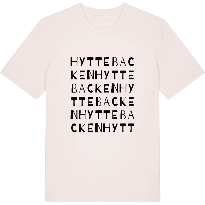 Hyttebacken ordlek t-shirt – t-shirt från PinShirt