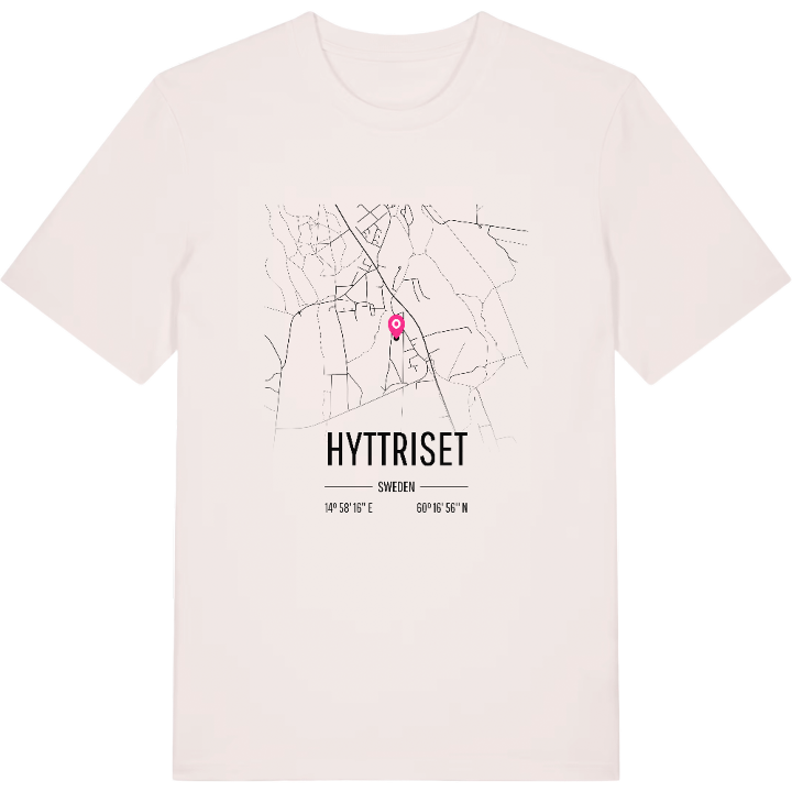 Hyttriset karta t-shirt – t-shirt från PinShirt