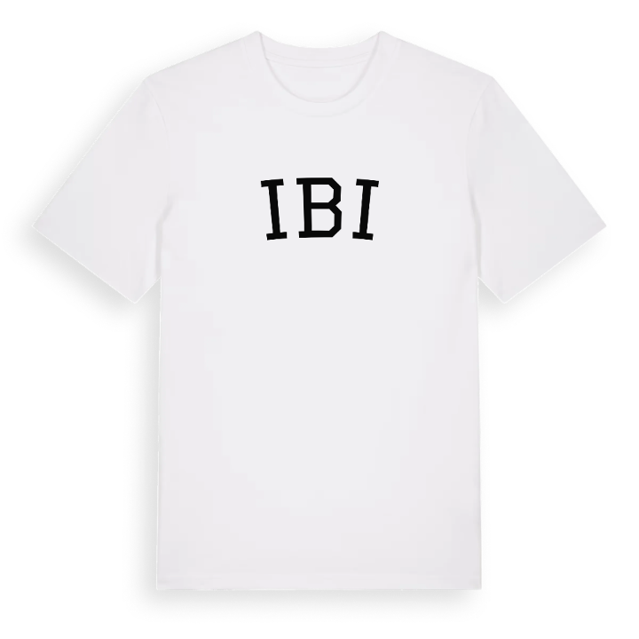 Ibi böjd t-shirt – t-shirt från PinShirt