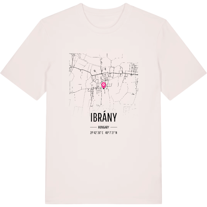 Ibrány karta t-shirt – t-shirt från PinShirt
