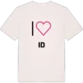 Jag älskar Id t-shirt stort tryck