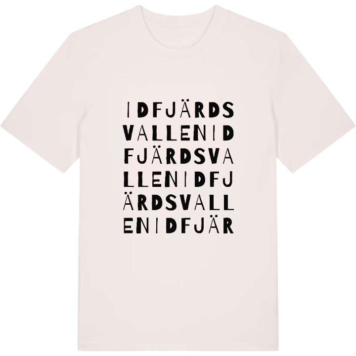 Idfjärdsvallen ordlek t-shirt – t-shirt från PinShirt