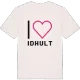 Jag älskar Idhult t-shirt stort tryck