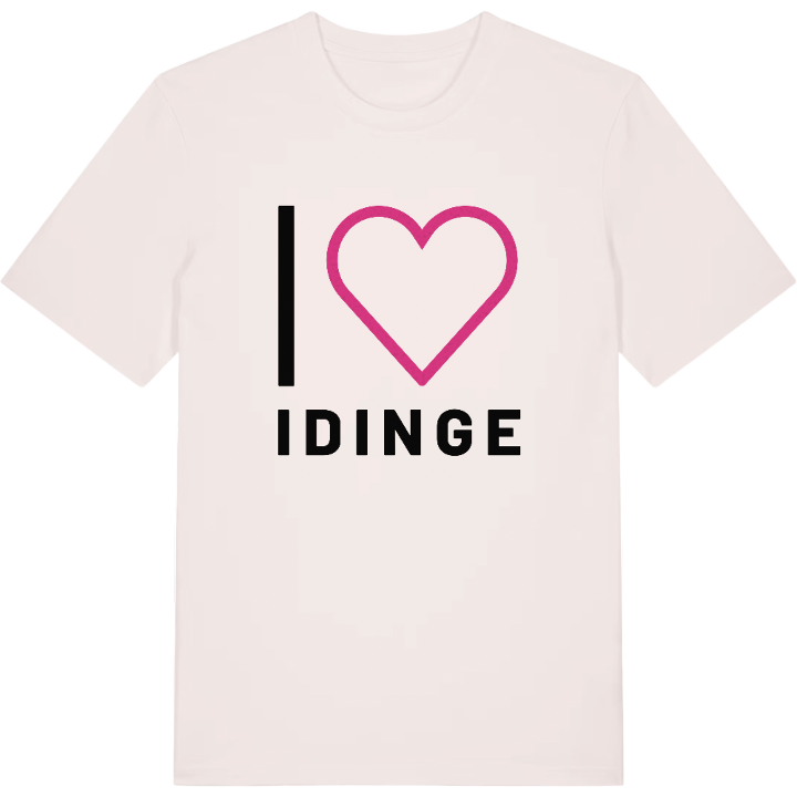 Jag älskar Idinge t-shirt stort tryck – t-shirt från PinShirt