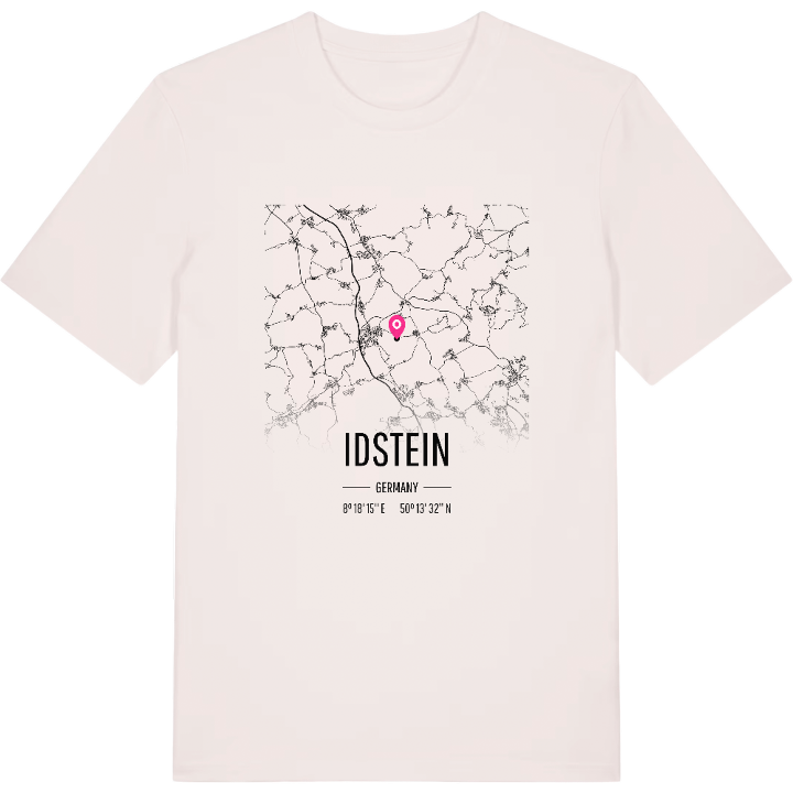 Idstein karta t-shirt – t-shirt från PinShirt