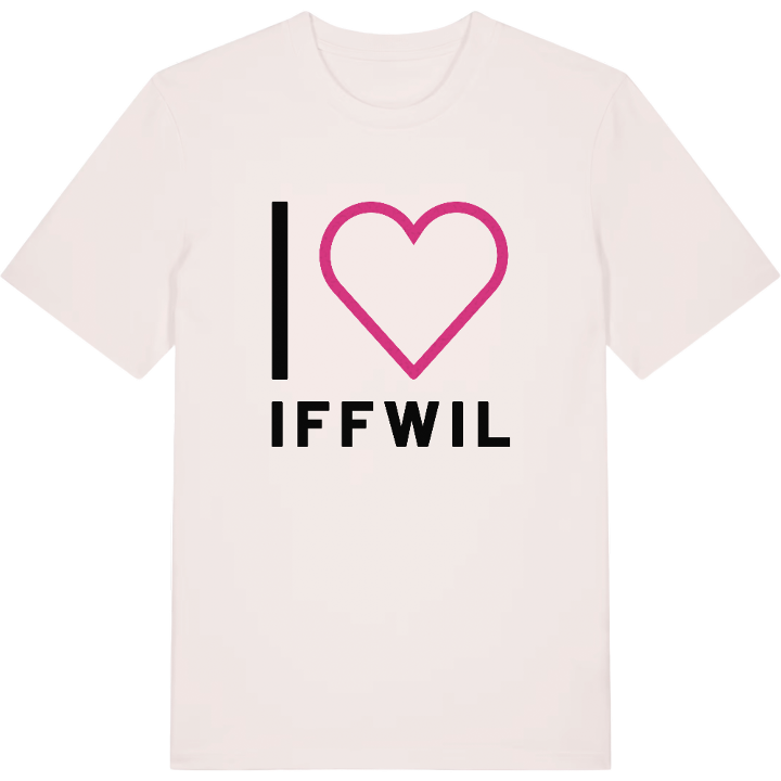 Jag älskar Iffwil t-shirt stort tryck – t-shirt från PinShirt