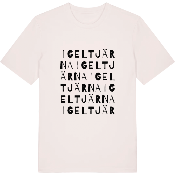 Igeltjärna ordlek t-shirt – t-shirt från PinShirt