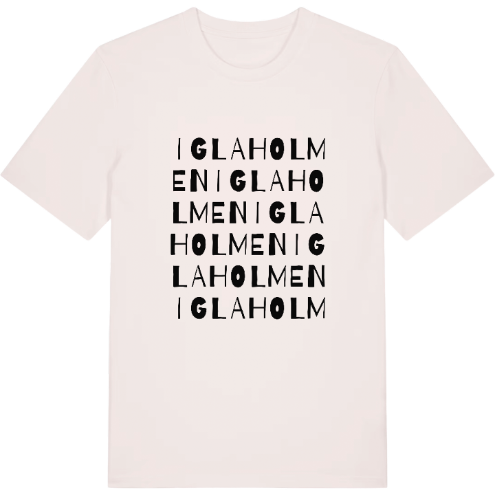 Iglaholmen ordlek t-shirt – t-shirt från PinShirt