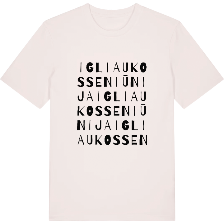 Igliaukos seniūnija ordlek t-shirt – t-shirt från PinShirt