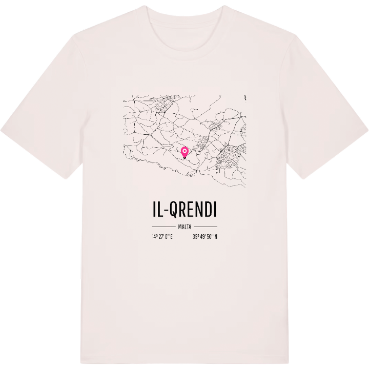 Il-Qrendi karta t-shirt – t-shirt från PinShirt