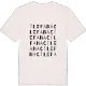 Île Fanac ordlek t-shirt