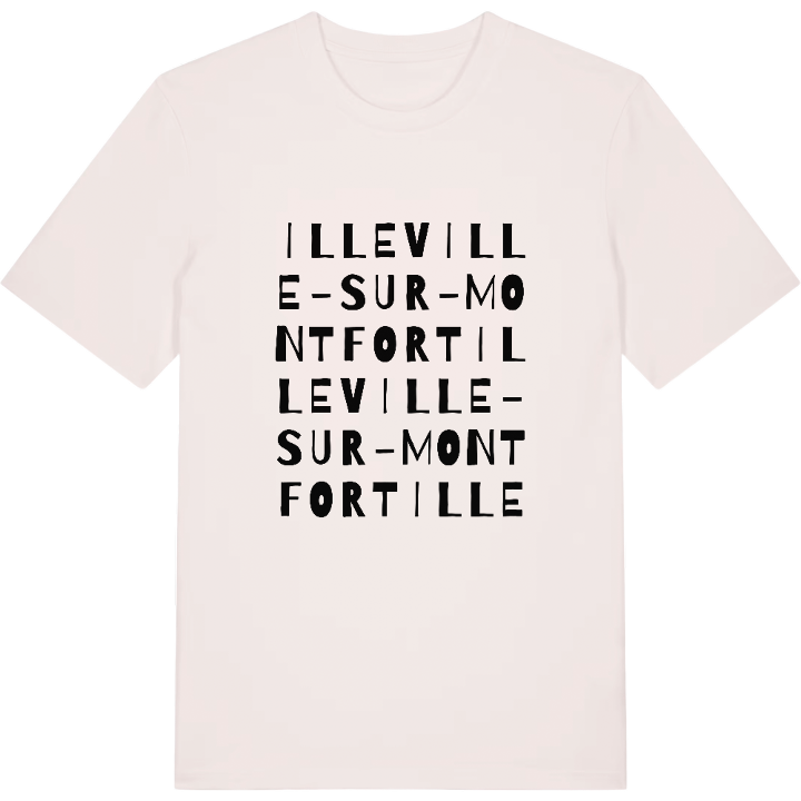 Illeville-sur-Montfort ordlek t-shirt – t-shirt från PinShirt