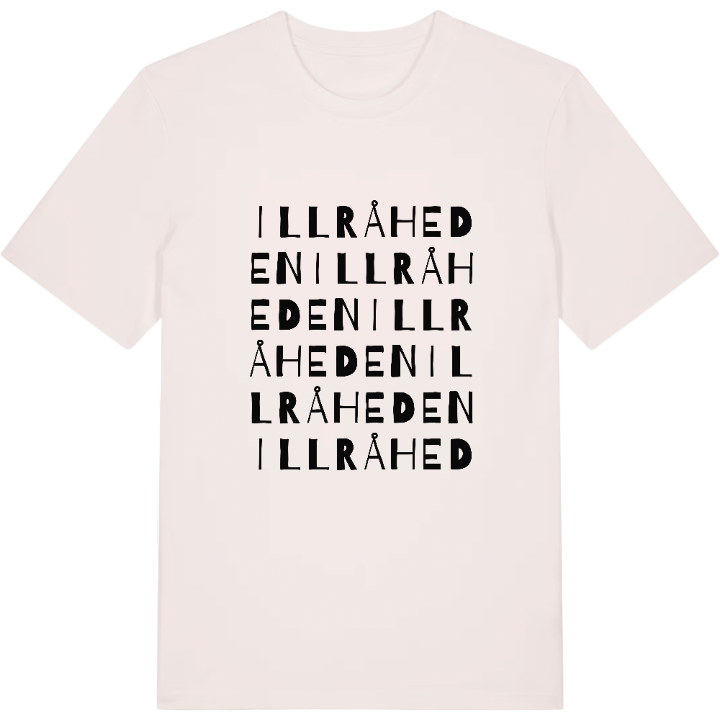 Illråheden ordlek t-shirt – t-shirt från PinShirt