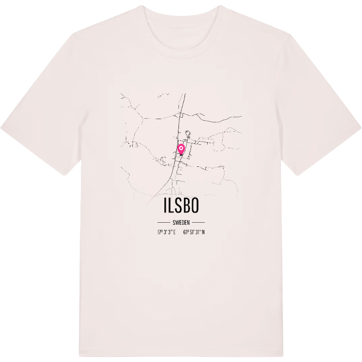 Ilsbo karta t-shirt – t-shirt från PinShirt