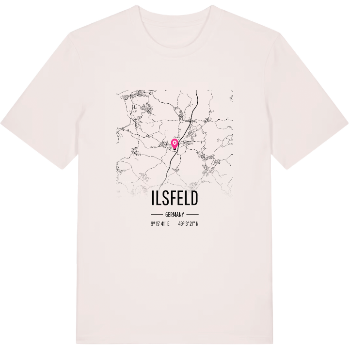 Ilsfeld karta t-shirt – t-shirt från PinShirt