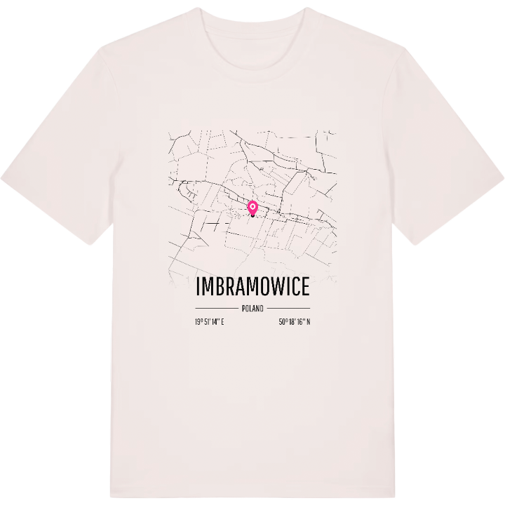 Imbramowice karta t-shirt – t-shirt från PinShirt