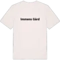 Immens gård fetstil t-shirt