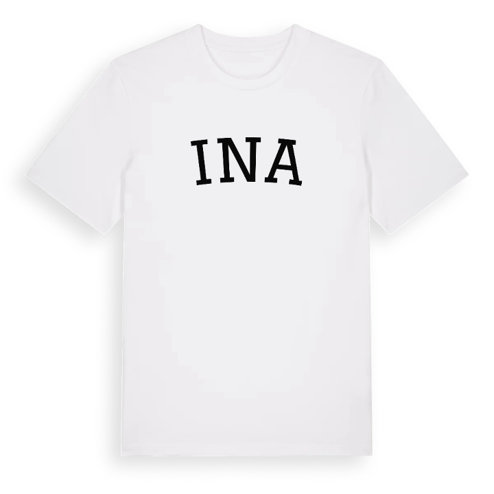 Ina böjd t-shirt – t-shirt från PinShirt