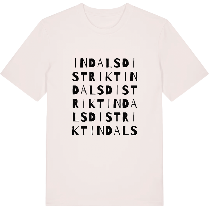 Indals distrikt ordlek t-shirt – t-shirt från PinShirt