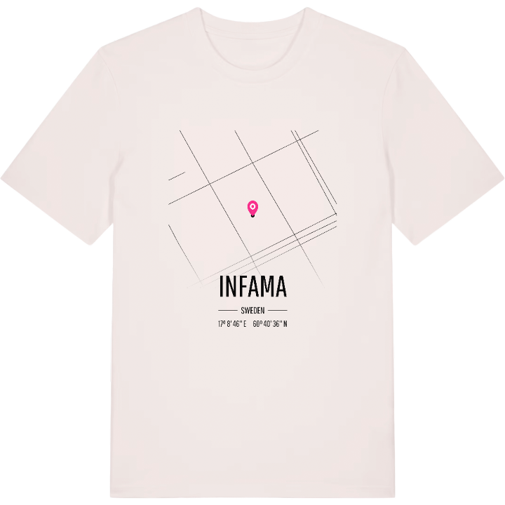 Infama karta t-shirt – t-shirt från PinShirt